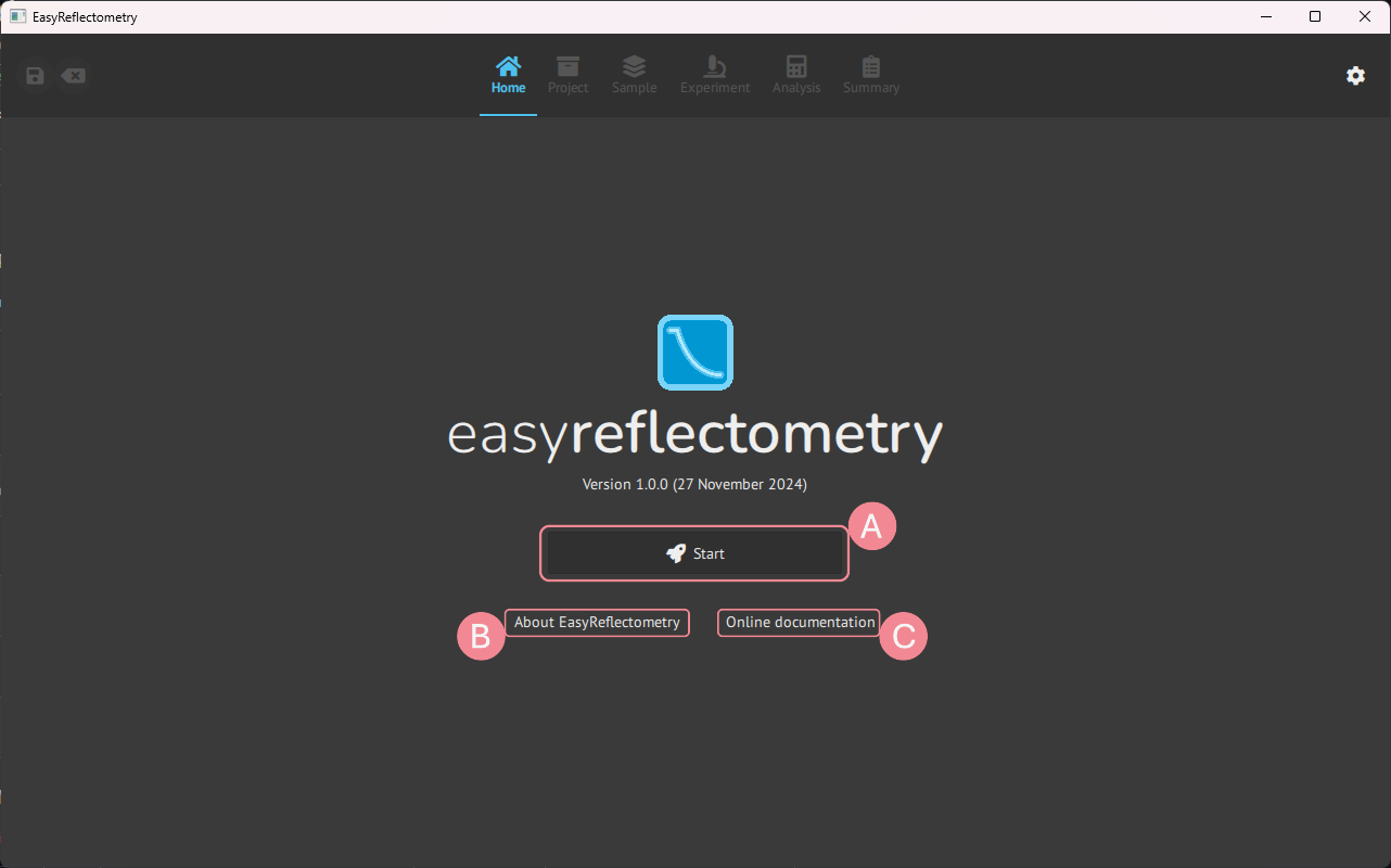 Home page