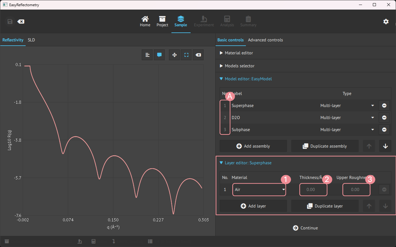 Layer editor