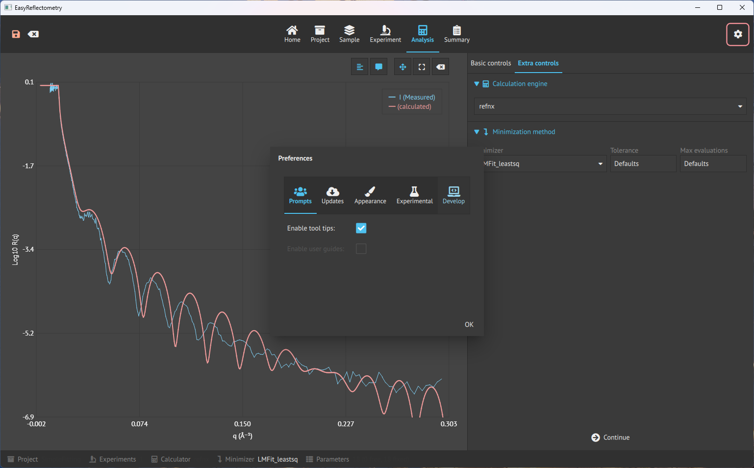 Settings overview